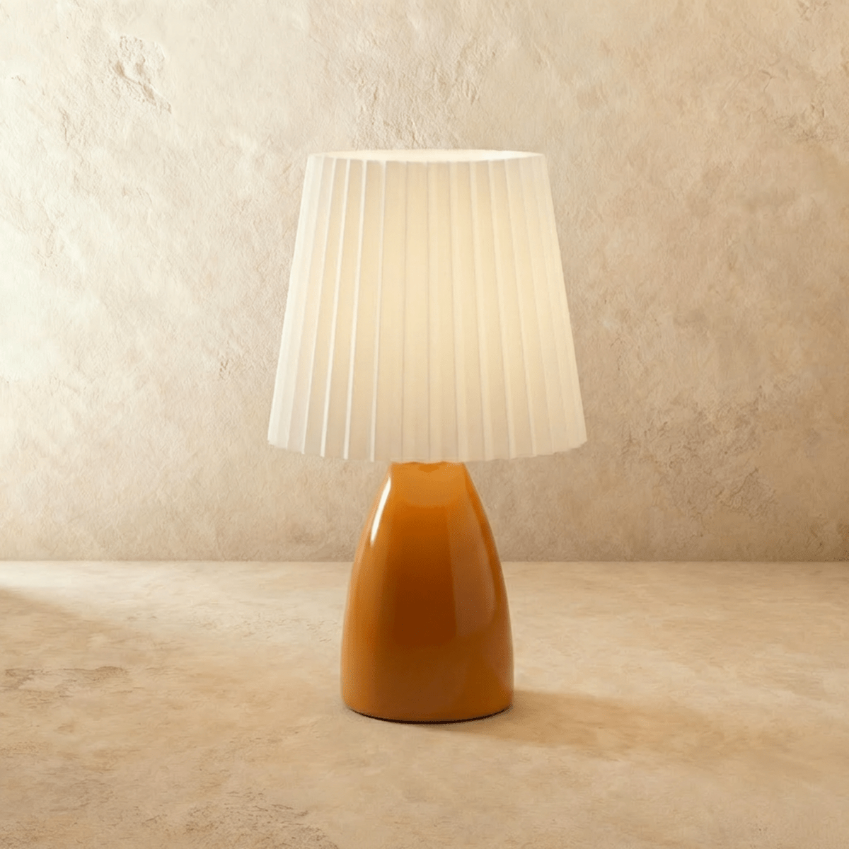 Residence Supply Apollo Table Lamp with a modern design, featuring a sleek base and a fabric lampshade for stylish lighting.