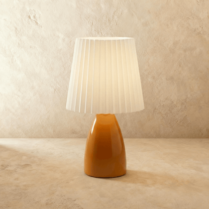 Residence Supply Apollo Table Lamp with a modern design, featuring a sleek base and a fabric lampshade for stylish lighting.