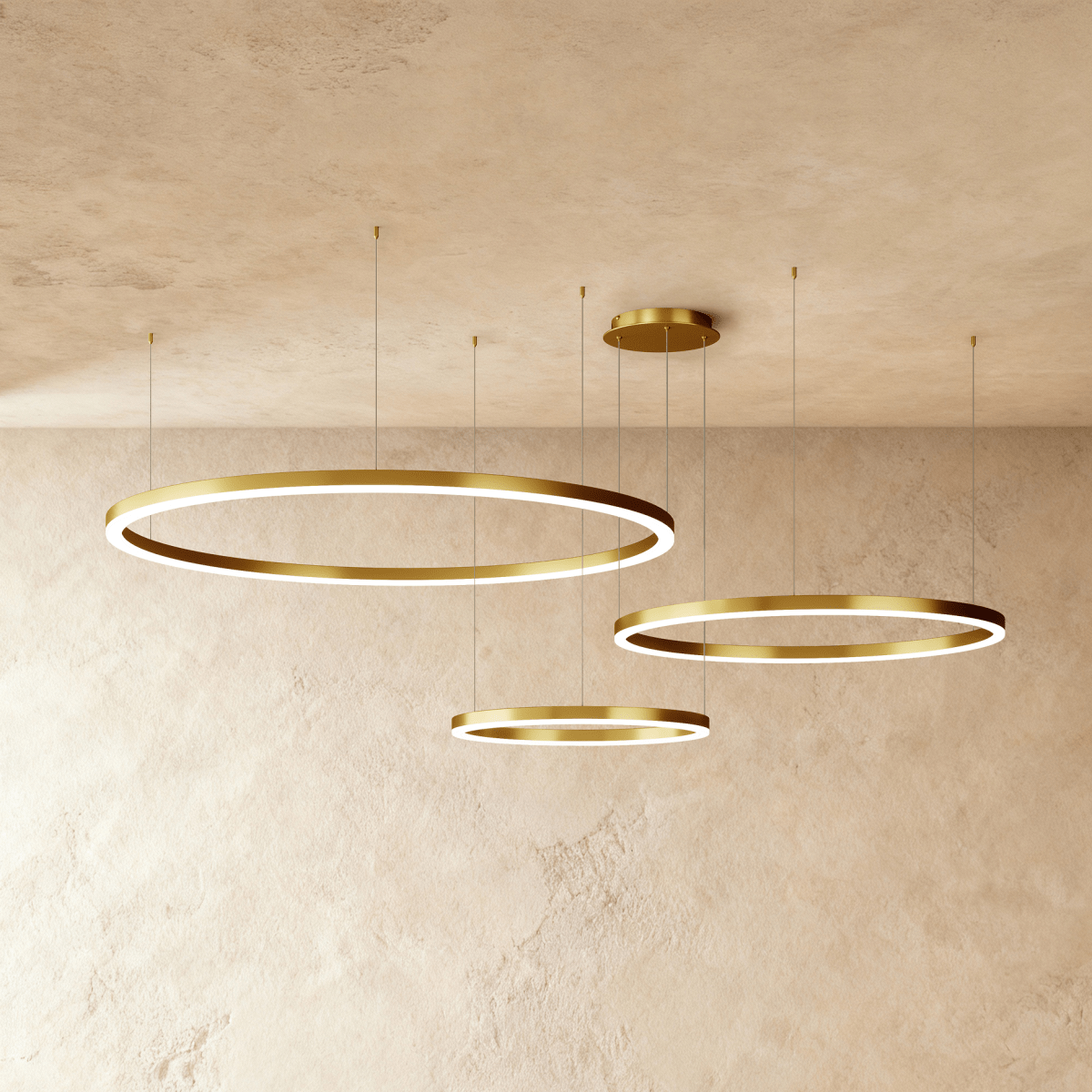 Elegant Aryana Chandelier by Residence Supply featuring multiple glass globes and intricate metal detailing.