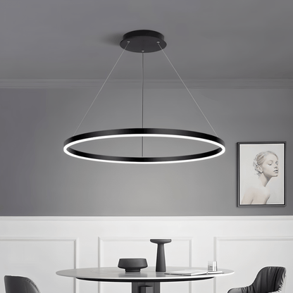 Elegant Aryana Chandelier with multiple glass globes and metal frame, ideal for sophisticated living room or dining area decor.
