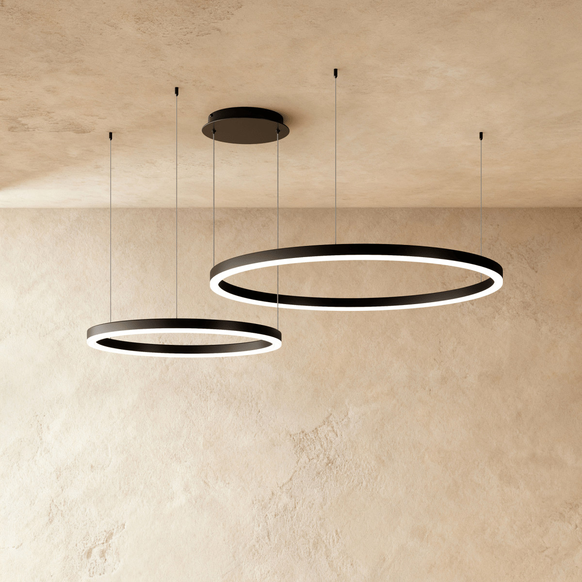 Elegant Aryana Chandelier by Residence Supply featuring multiple glass globes and a sleek metal frame for modern lighting.