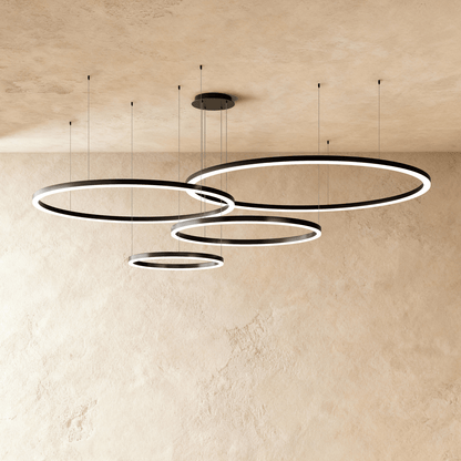 Elegant Aryana Chandelier by Residence Supply featuring multiple glass pendants and intricate metal detailing.