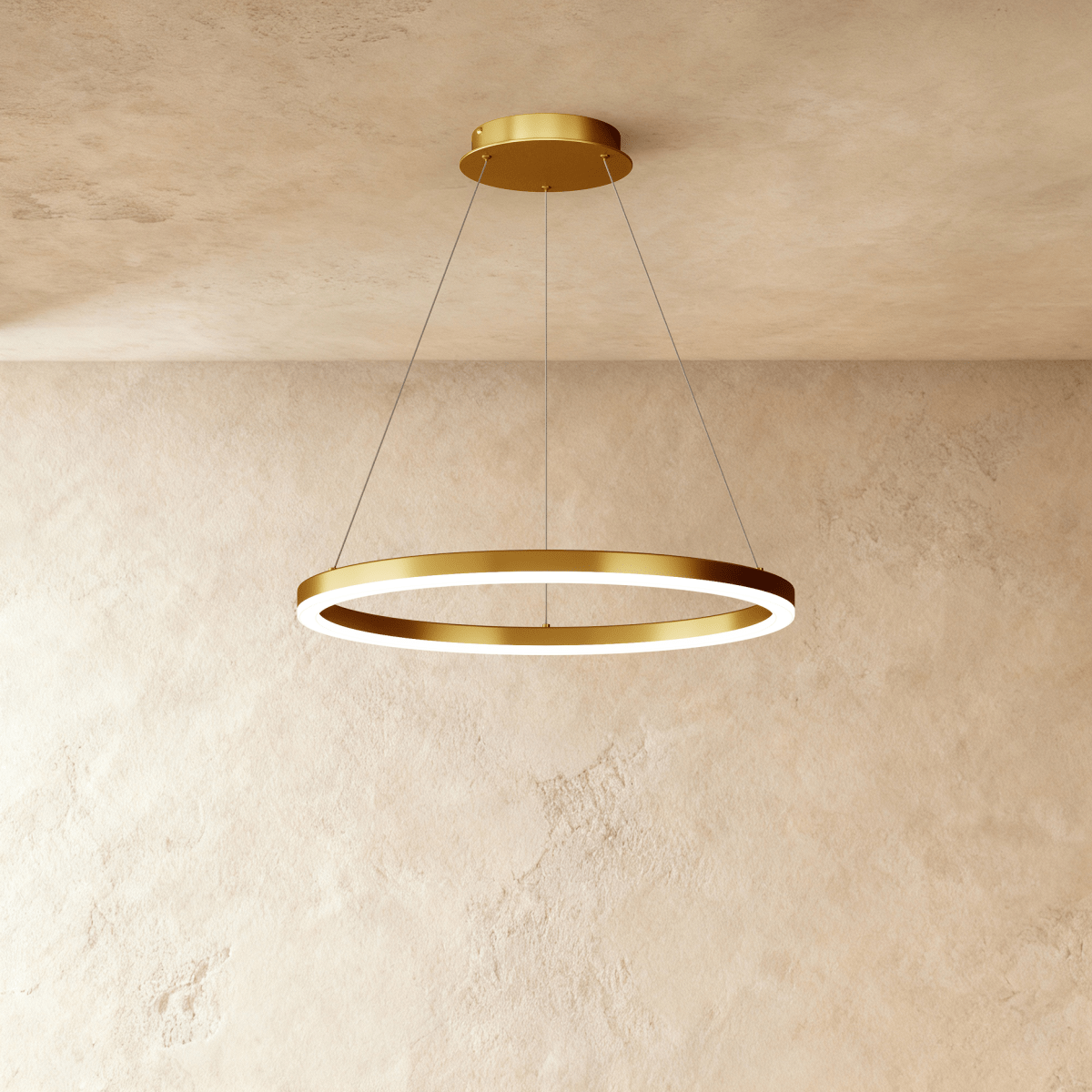 Elegant Aryana Chandelier by Residence Supply featuring multiple glass crystal drops and a modern brass finish.