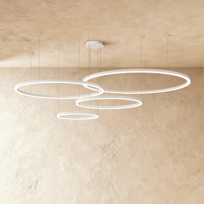 Elegant Aryana Chandelier by Residence Supply featuring multiple hanging glass or crystal accents and a sleek metal frame.