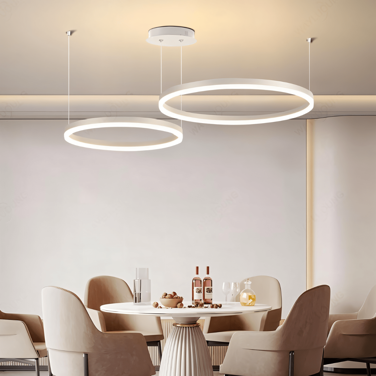 Elegant Aryana Chandelier by Residence Supply featuring multiple glass orbs and intricate metalwork for a sophisticated lighting fixture.