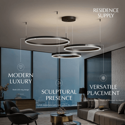 Elegant Aryana Chandelier from Residence Supply featuring multiple glass globes and a modern brushed metal finish.