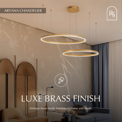 Elegant Aryana Chandelier by Residence Supply featuring multiple glass globes and a modern brushed gold finish.