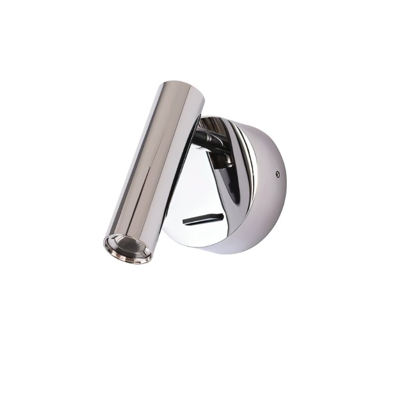 Chrome bedside reading lamp by Residence Supply featuring a sleek modern design and adjustable arm for focused lighting.