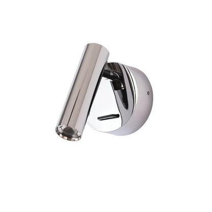 Chrome bedside reading lamp by Residence Supply featuring a sleek modern design and adjustable arm for focused lighting.
