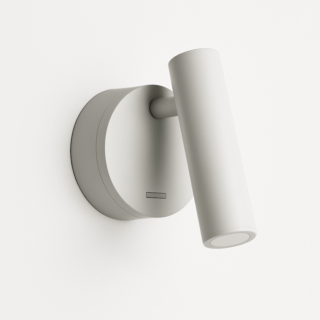Residence Supply Asmra bedside reading lamp with adjustable arm and warm light for convenient nighttime reading.