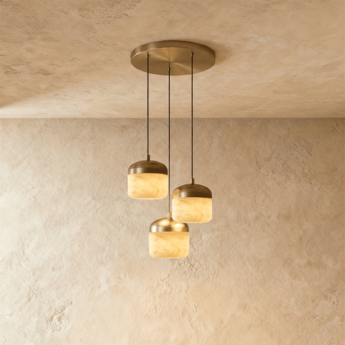 Asta Alabaster Pendant Light by Residence Supply, featuring a smooth alabaster glass shade and modern pendant style.