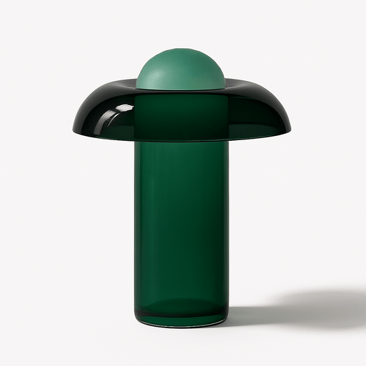 Residence Supply Athena table lamp with a sleek ceramic base and fabric shade, ideal for modern living room or bedside decor.
