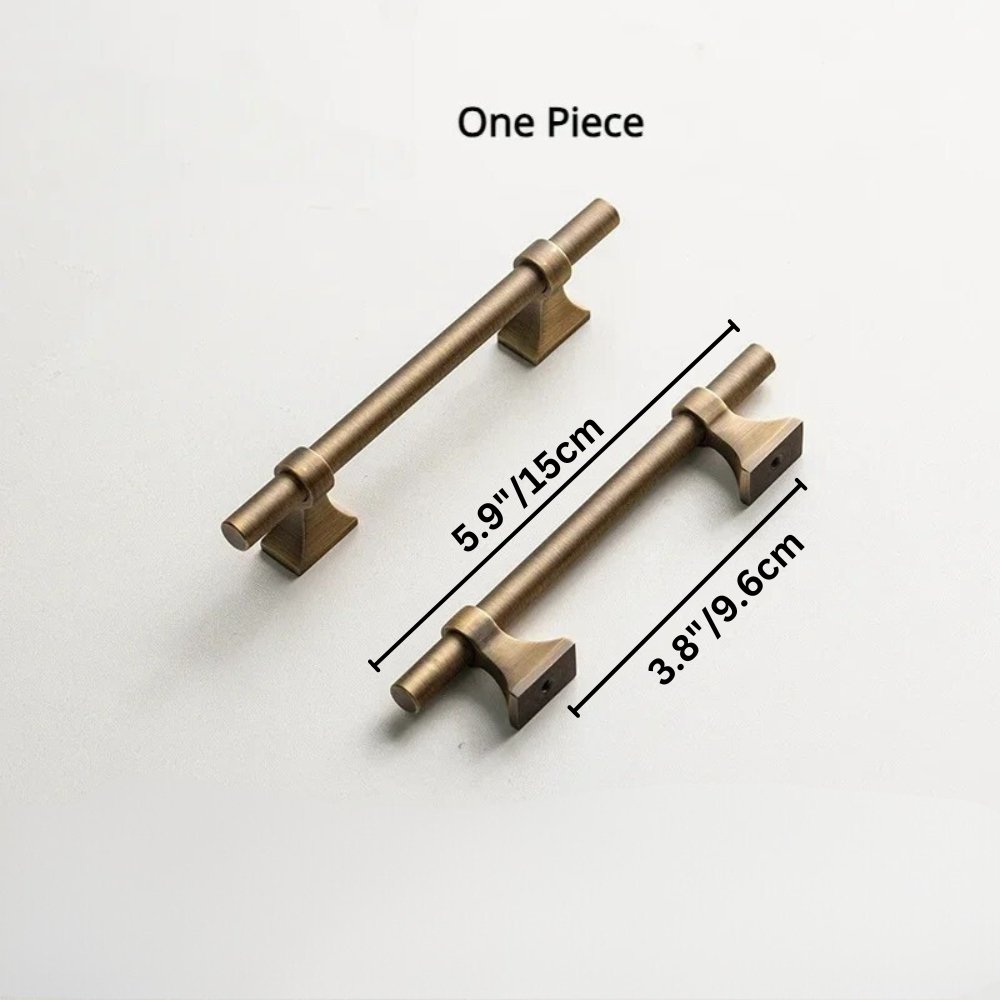 Atiq Brass Knob & Pull Bar - Nuvé