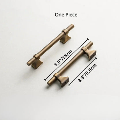 Atiq Brass Knob & Pull Bar - Nuvé
