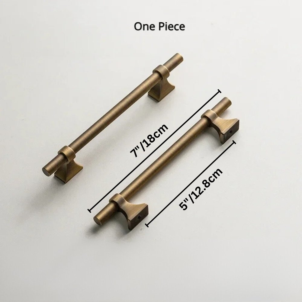 Atiq Brass Knob & Pull Bar - Nuvé