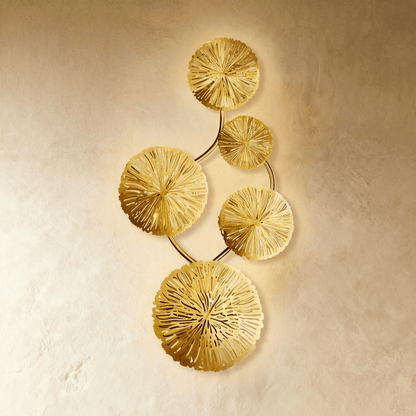 Aurelia Illuminated Art piece by Residence Supply featuring a modern, glowing design with intricate patterns and vibrant colors.