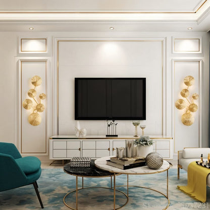 Aurelia Illuminated Art by Residence Supply featuring a detailed, illuminated decorative wall art piece in warm tones.