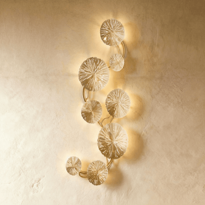 Illuminated Aurelia art piece by Residence Supply, featuring intricate design and soft backlighting, decorative wall art for home decor.