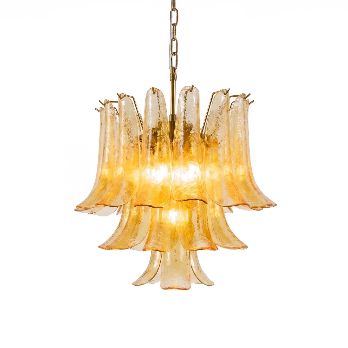 Auriane Pebbled Champagne Glass Chandelier