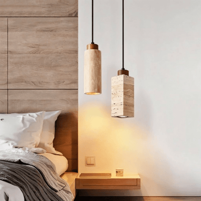 Aveno pendant light by Residence Supply featuring a sleek, modern design with a metal finish and adjustable hanging cord.