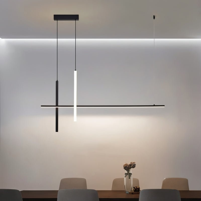 Avery Pendant Light by Residence Supply hanging from ceiling with a sleek modern design and metallic finish.