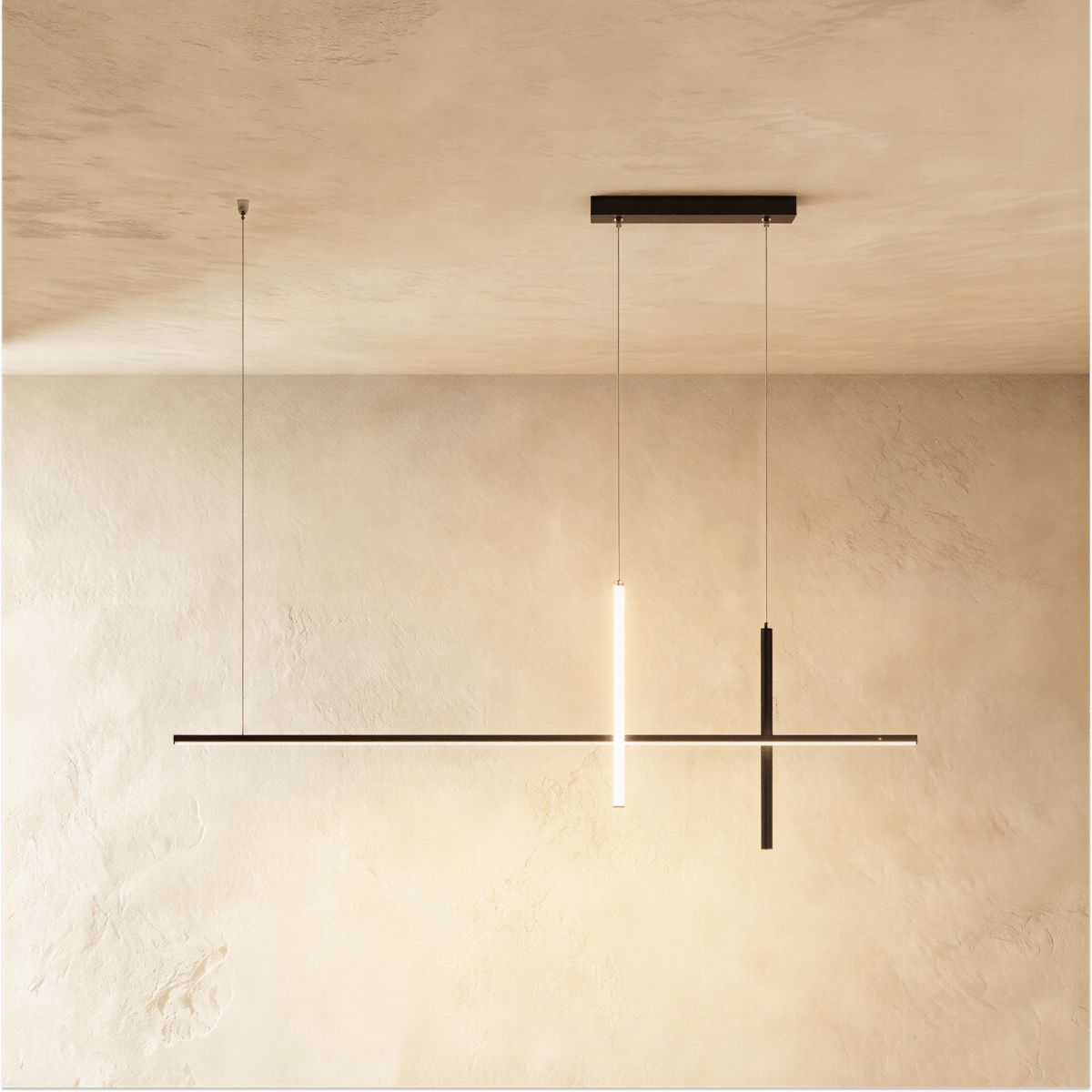 Avery pendant light by Residence Supply featuring a sleek, modern design with a metal shade and adjustable hanging cord.
