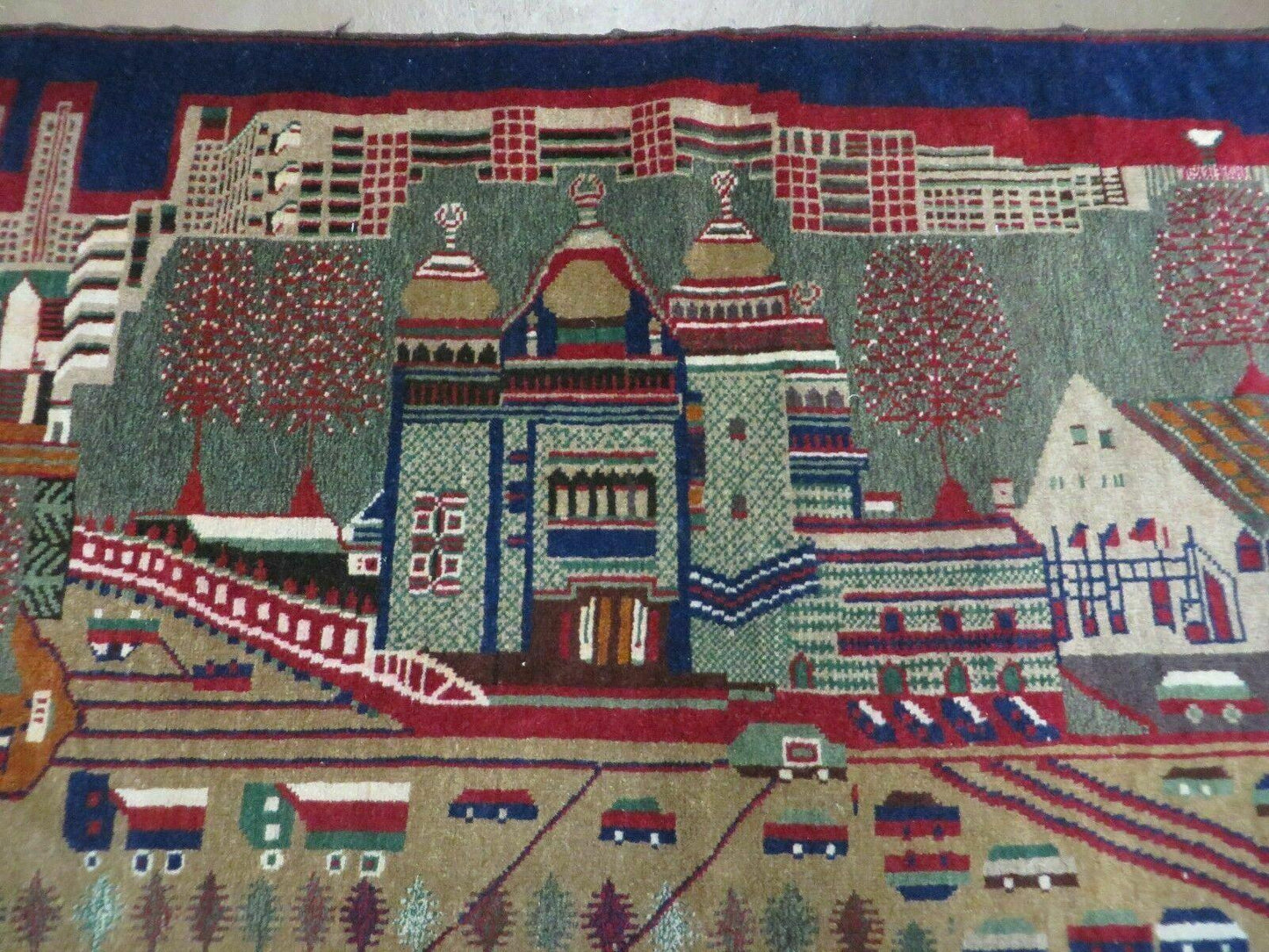 3' X 5' New Vintage Handmade Afghan Balouch Tribal Wool Pictorial Rug # 302 - Nuvé