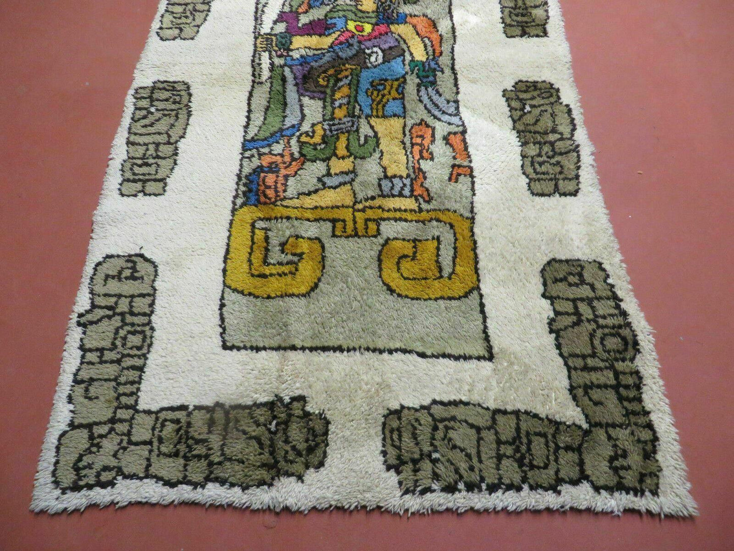 4' X 7' Vintage Handmade Knotted Tribal Nomadic Shag Wool Rug Carpet Prince - Nuvé