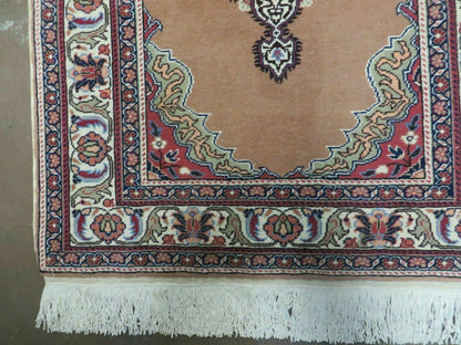 3' X 4' Vintage Handmade Turkish Kayseri Wool Cotton Rug Carpet Camel Hair Nice - Nuvé