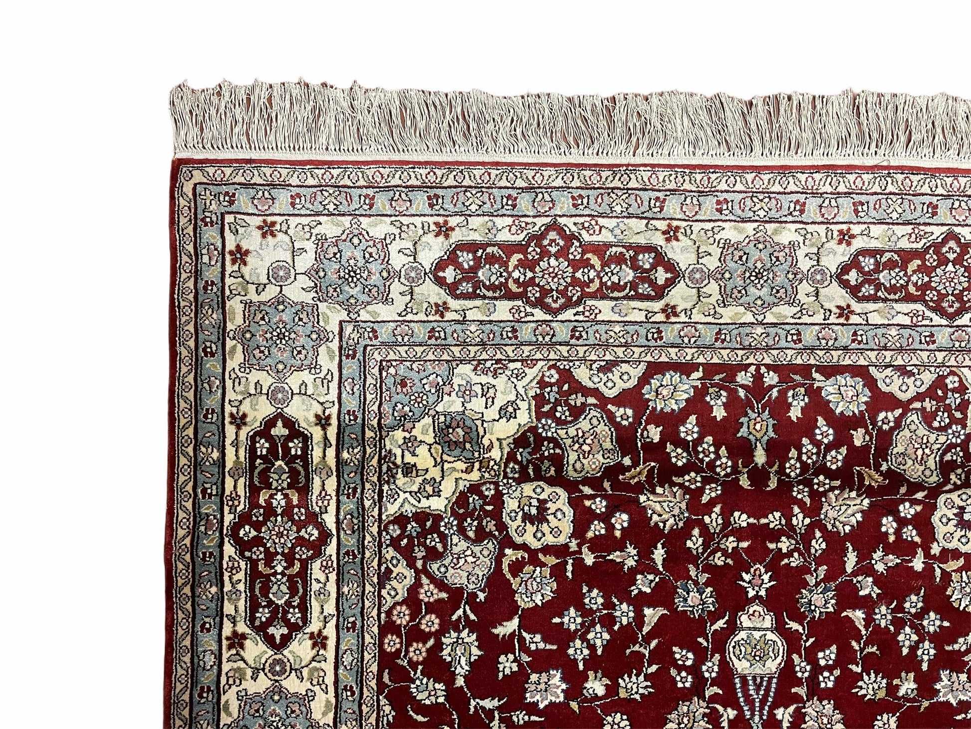 4' X 6' Vintage Fine Handmade Chinese Oriental Silk Rug 400 KPSI Wow - Nuvé