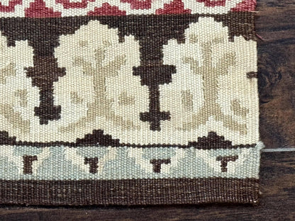 Antique Bessarabian Flatweave Kilim Rug 2x3, Sampler Rug 2 x 3 ft, Small Flatweave, Wool Handmade - Nuvé