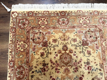 Sino Persian Rug 4x6, Wool and Silk Highlights, Fine 200 KPSI - Nuvé