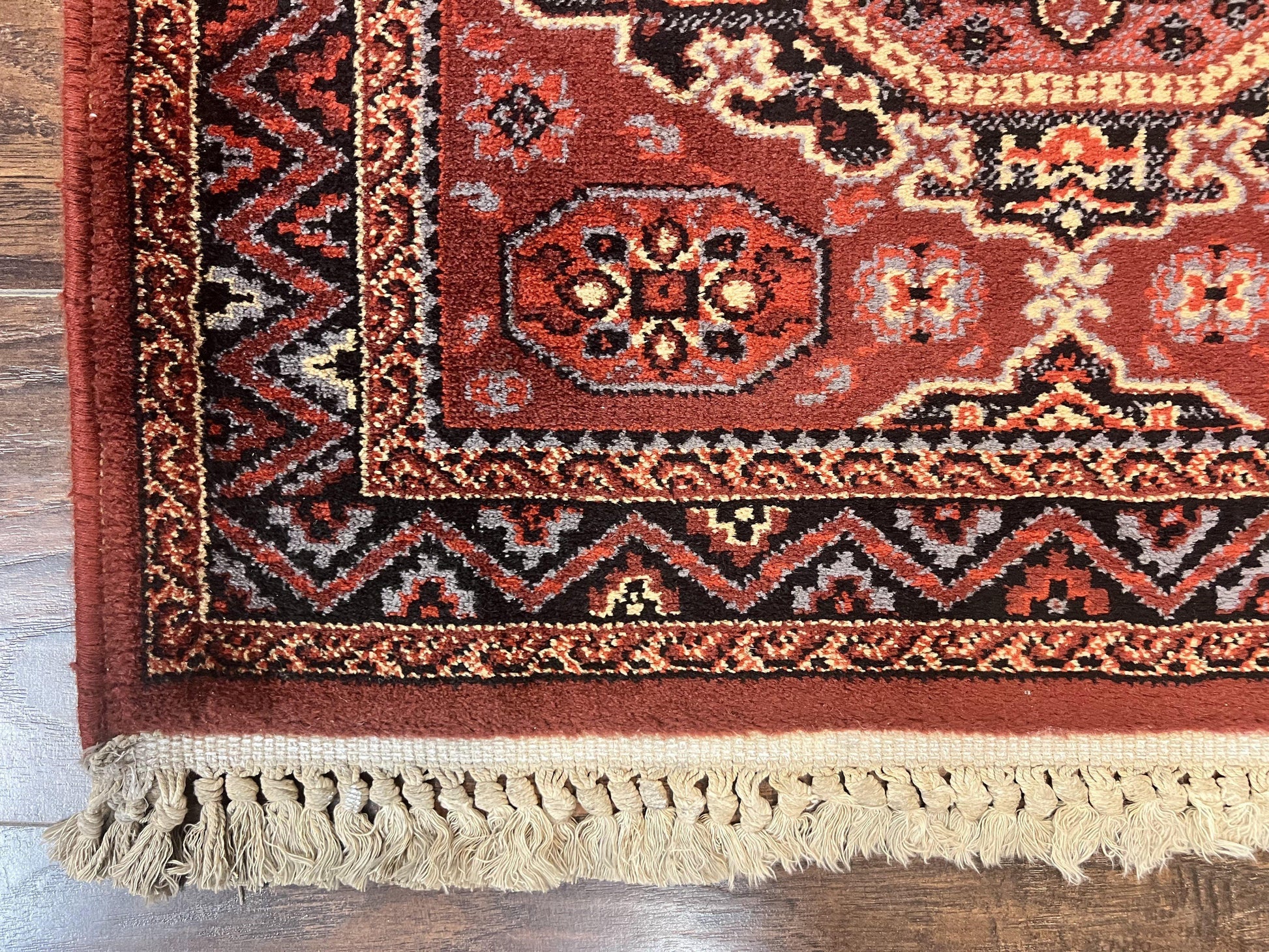 Belgium Power Loomed Runner Rug 2x9, Vintage Wool Rug for Hallway 2 x 9 ft, Red, Caucasian Persian Design, 9ft Runner - Nuvé