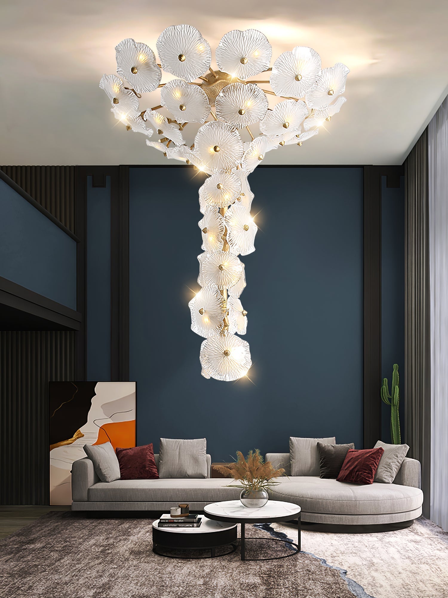 Nenufar Water Lily Chandelier - Nuvé