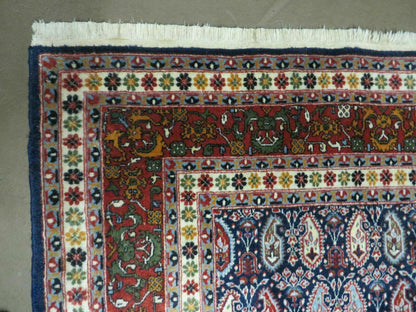 6' X 9' Vintage Fine Handmade India Paisley Rug Hand Knotted Carpet Organic Dye - Nuvé