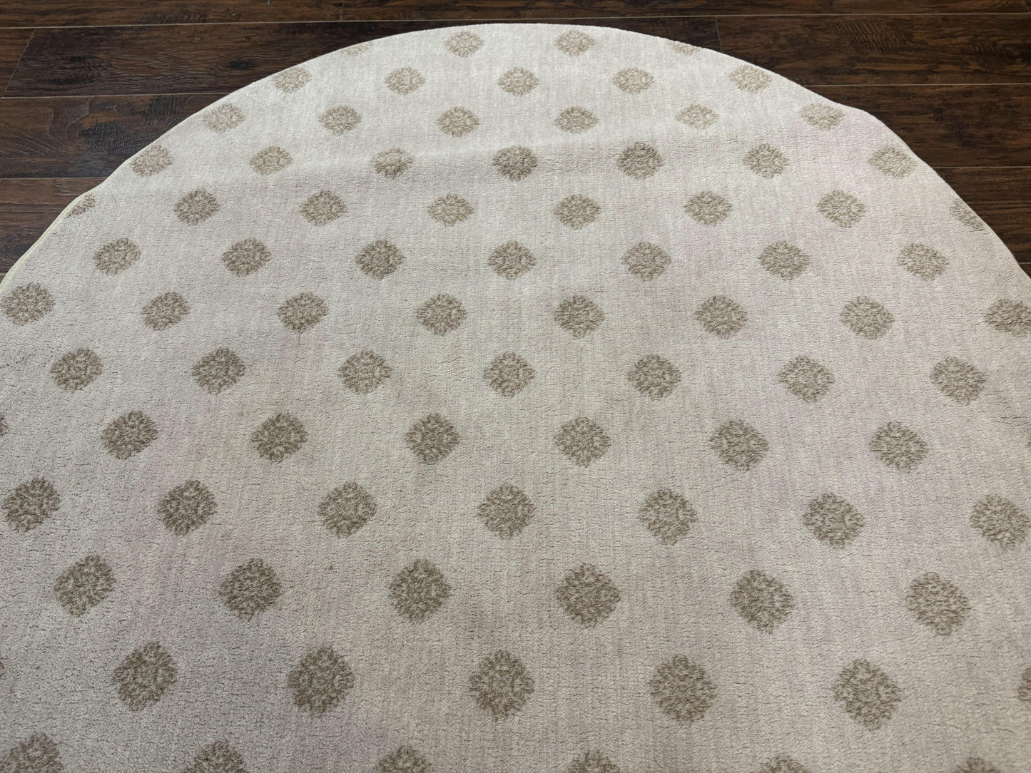 Round Power Loomed Rug 5x5, Contemporary Modern Round Carpet, 5ft Round - Nuvé