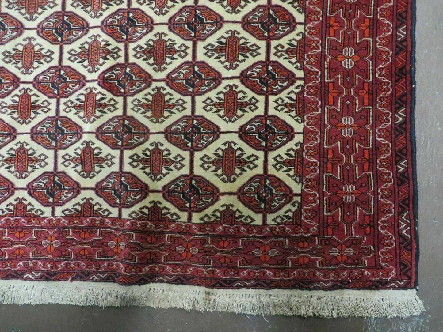 4' X 6' Handmade Finely Knotted Pakistan Turkoman Bokhara Wool Rug Nice - Nuvé