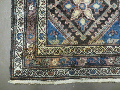 3' X 6' Antique Handmade India Floral Oriental Wool Rug Veg Dyes Nice - Nuvé