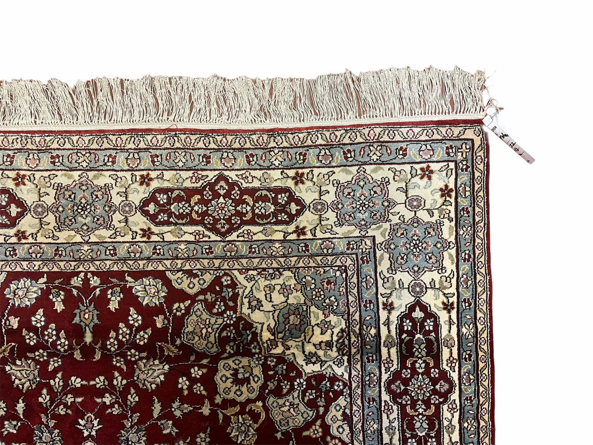 4' X 6' Vintage Fine Handmade Chinese Oriental Silk Rug 400 KPSI Wow