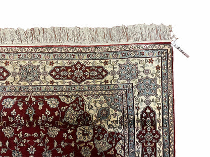 4' X 6' Vintage Fine Handmade Chinese Oriental Silk Rug 400 KPSI Wow