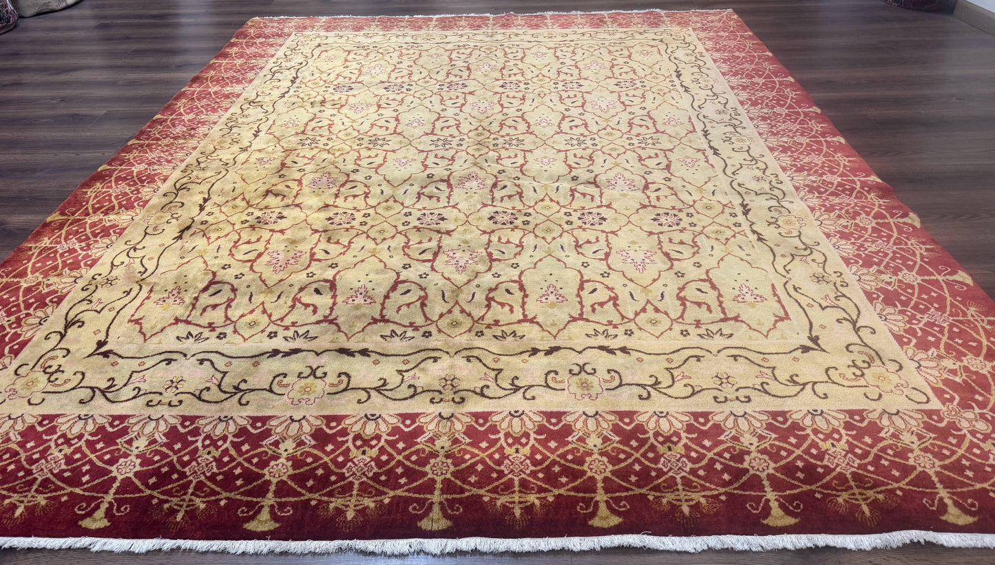 Pak Persian Rug 8x10, Allover Pattern, Gold-Tan, Fine 200 KPSI - Nuvé