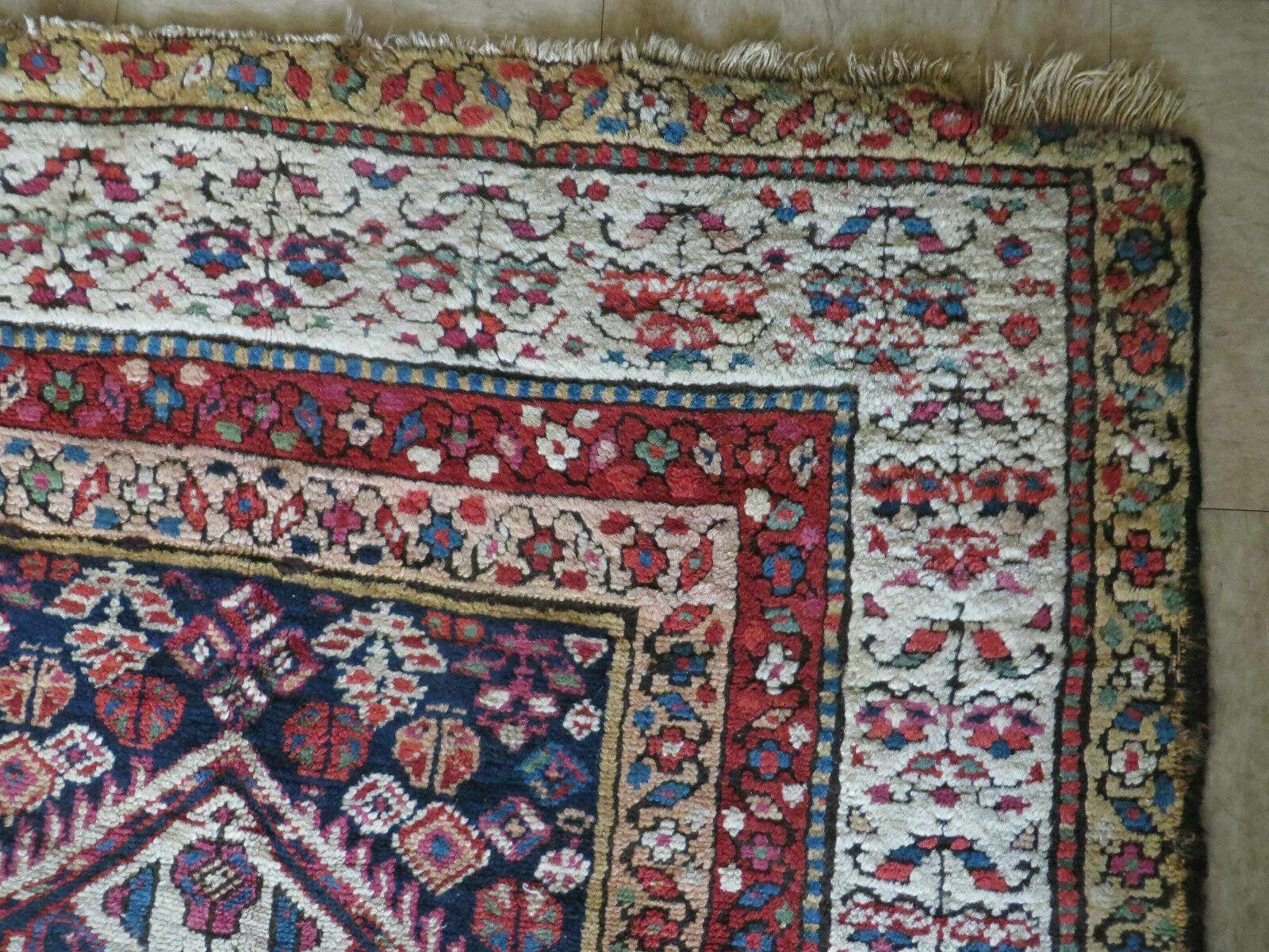 4' X11' Antique Handmade Turkish Anatolian Wool Corridor Kalegy Runner Rug - Nuvé