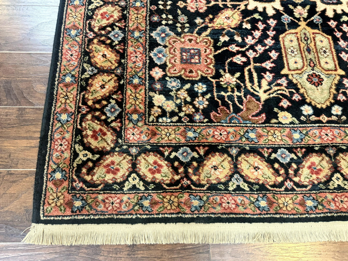 Karastan Rug 5.9 x 8.6, Chahar Mahal #604, Wool Vintage Discontinued Karastan Carpet - Nuvé