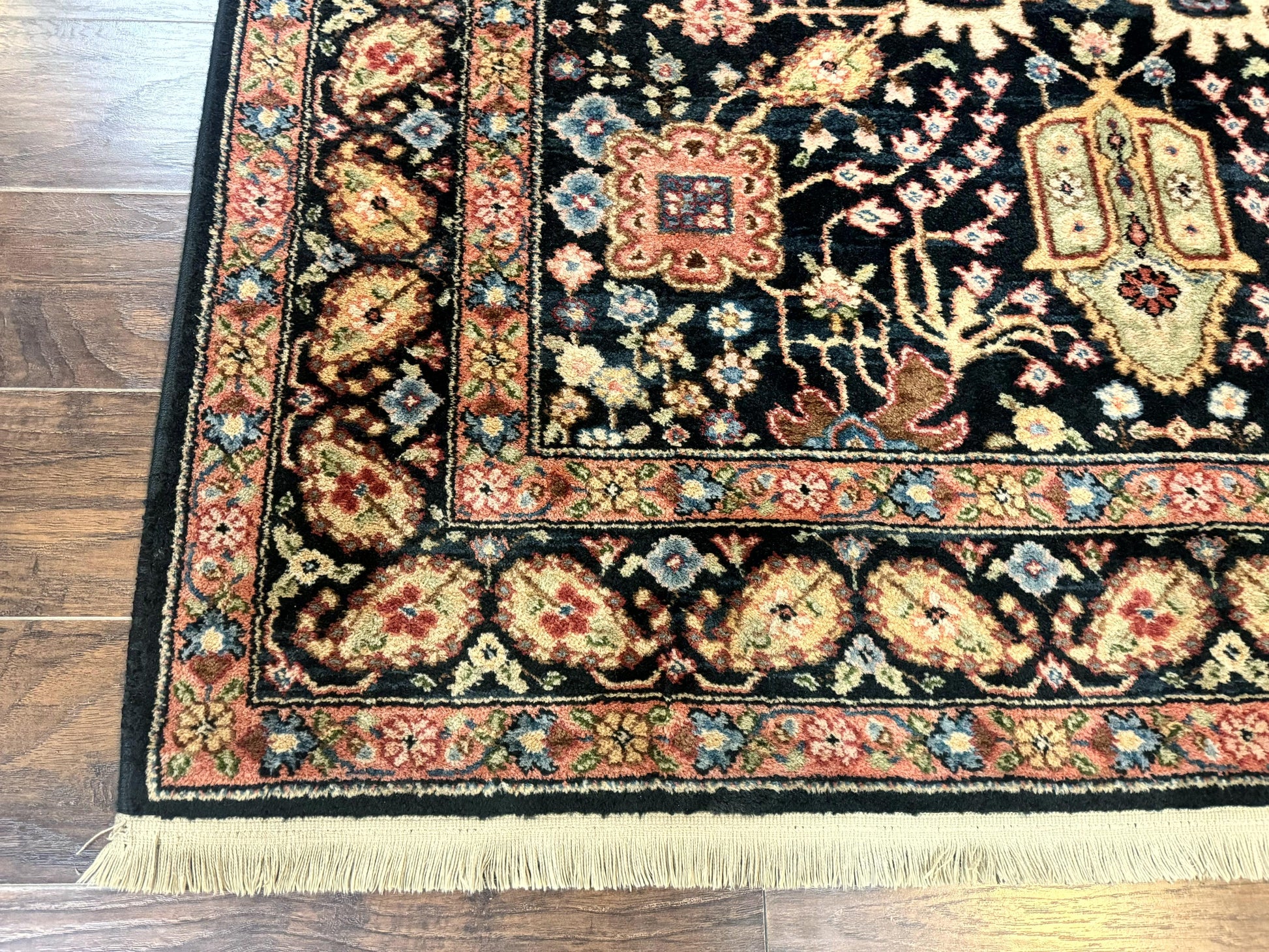 Karastan Rug 5.9 x 8.6, Chahar Mahal #604, Wool Vintage Discontinued Karastan Carpet - Nuvé