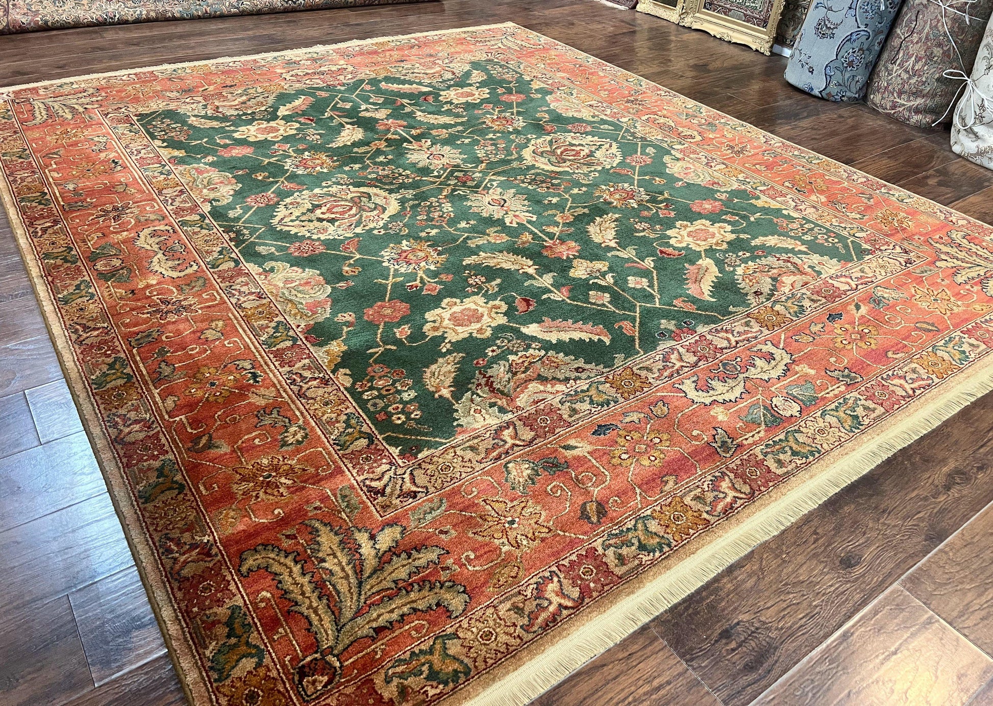 Karastan Rug 8.8 x 10 Samovar Teawash Agra #900-905, Vintage Wool Karastan Area Rug - Nuvé