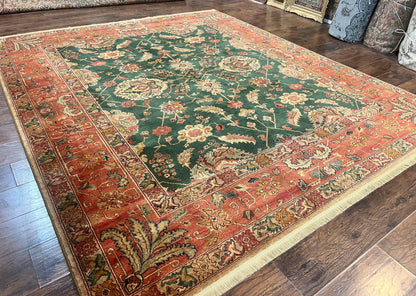 Karastan Rug 8.8 x 10 Samovar Teawash Agra #900-905, Vintage Wool Karastan Area Rug - Nuvé