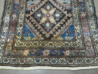 3' X 6' Antique Handmade India Floral Oriental Wool Rug Veg Dyes Nice - Nuvé