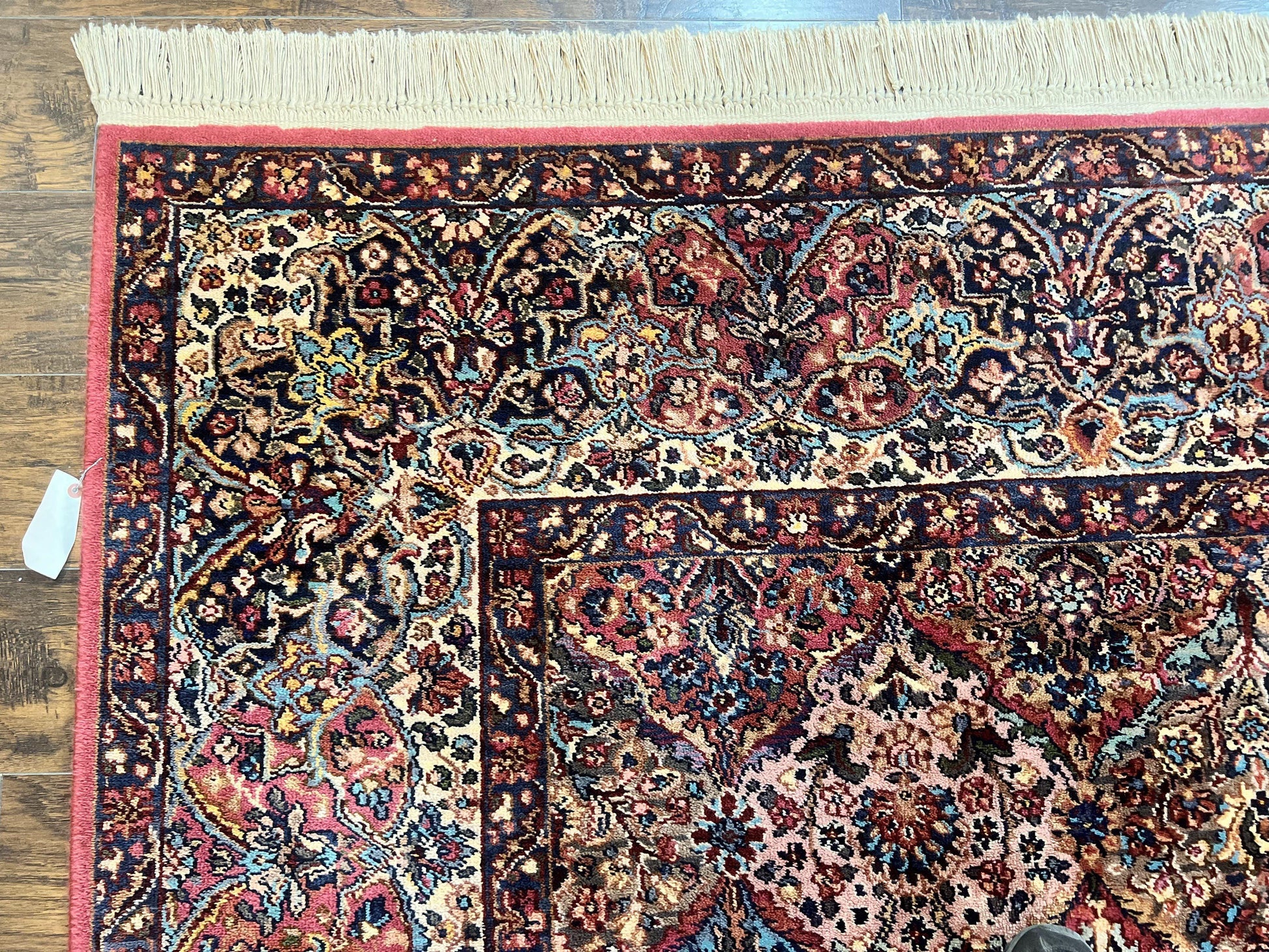 Karastan Multicolor Panel Kirman Rug #717, Wool Karastan Rug 8' 8" x 12', Vintage Multipanel Kirman, Original Karastan Collection 700 Series - Nuvé