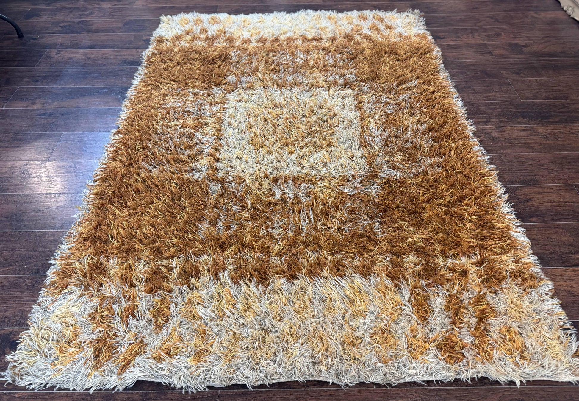 Vintage Rya Shag Rug 5.5 x 7.7 - Nuvé