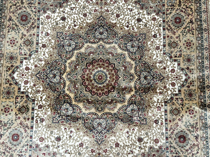 Turkish Memluk Silk Rug 4x6, Hereke Carpet, Bamboo Silk, New - Nuvé
